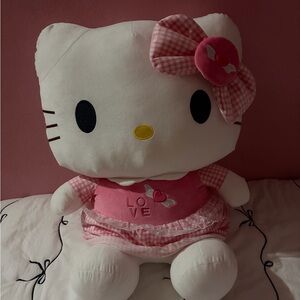 Sanrio Hello Kitty Plush with Pink and White Accents